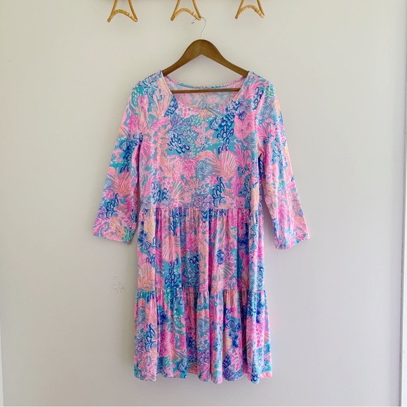 Lilly Pulitzer Dresses & Skirts - Lilly Pulitzer Geanna Swing Dress Splendor in the Sand